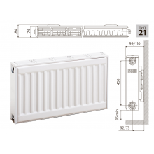 Cтальной панельный радиатор PRADO Classic  21х500х1500