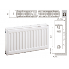 Cтальной панельный радиатор PRADO Classic 22х500х1900