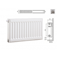 Cтальной панельный радиатор PRADO Universal  20х300х1200