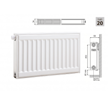 Cтальной панельный радиатор PRADO Universal 20х500х3000