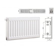 Cтальной панельный радиатор PRADO Universal 22х500х1300